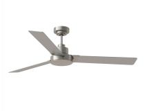 Generation-Seagull 3JVR58BS - Jovie 58" Indoor/Outdoor Brushed Steel Ceiling Fan with Handheld / Wall Mountable Remote Control