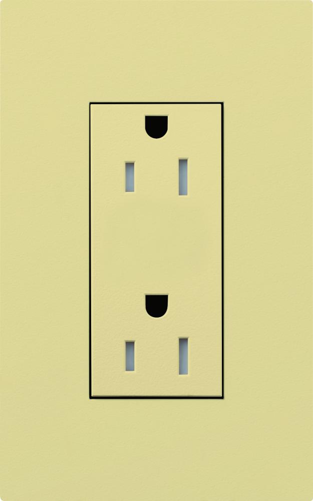 DUPLEX 15A TR RECEPTACLE IV FP