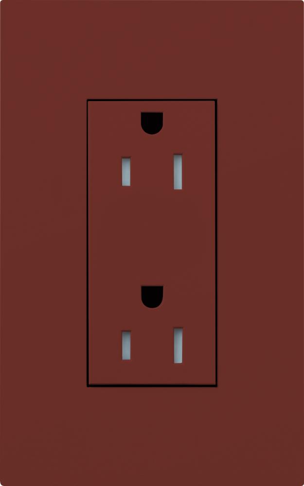 DUPLEX 15A TR RECEPTACLE SI FP