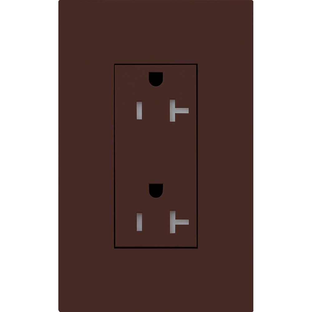 DUPLEX 20A TR RECEPTACLE BR FP