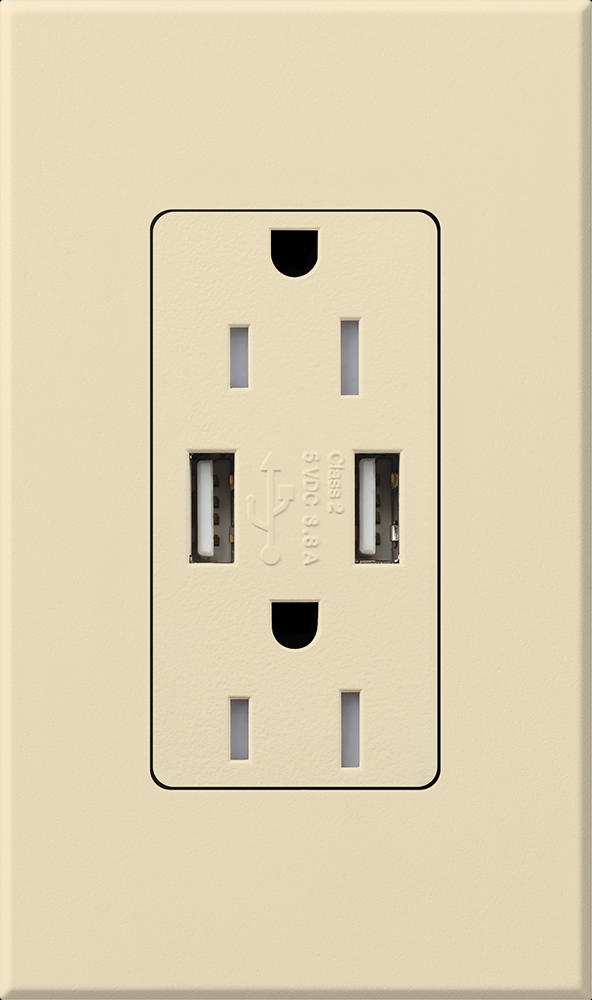 NT 15A USB TAMPER RESIST BEIGE