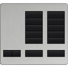 Lutron Electronics LFK-T10RL-CLA - LARGE 10 BUTTON FACEPLATE KIT CLA