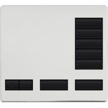 Lutron Electronics LFK-T5RL-BC - LARGE 5 BUTTON FACEPLATE KIT BC