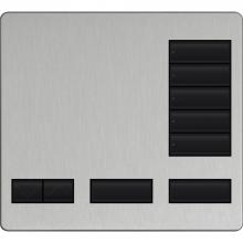 Lutron Electronics LFK-T5RL-CLA - LARGE 5 BUTTON FACEPLATE KIT CLA