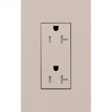 Lutron Electronics LTR-20-TR-TP - DUPLEX 20A TR RECEPTACLE TP NO FP