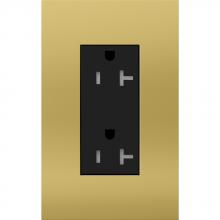 Lutron Electronics LTR-F20-TR-BB - DUPLEX 20A TR RECEPTACLE BB FP