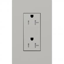 Lutron Electronics LTR-F20-TR-GR - DUPLEX 20A TR RECEPTACLE GR FP