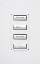 Lutron Electronics RRD-HN3BSRL-WH - CL RA2 HYBRID 3BSRL WALL WHITE