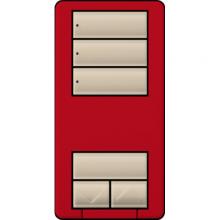 Lutron Electronics RRD-HN3S-HT - CL RA2 HYBRID 3S WALL HOT