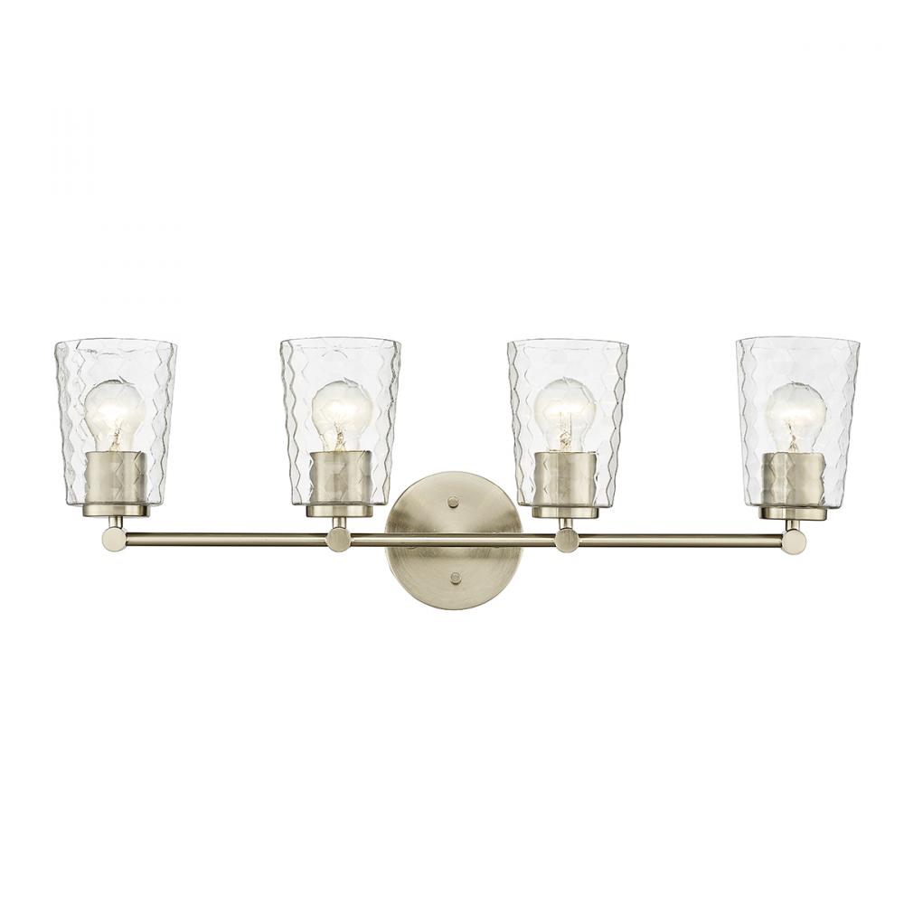 Ashli 4-Light Vanity Modern Gold