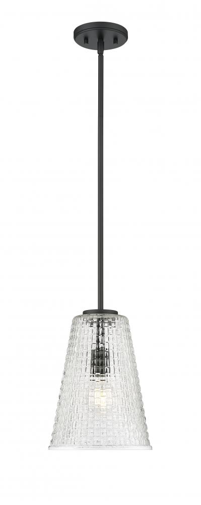 Saben 1-Light Pendant Light Matte Black