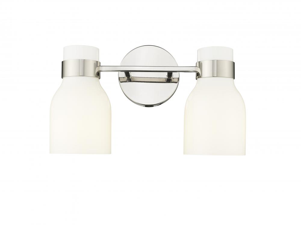 Corella 2-Light Vanity Polished Nickel