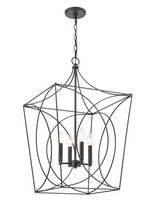 Millennium 4000-MB - Tracy 4-Light Pendant light Matte Black