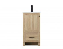 Elegant VF2818MW - 18 Inch Single Bathroom Vanity In Mango Wood