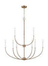 Generation-Designer 3167109-848 - Greenwich Nine Light Chandelier