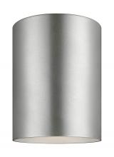 Generation-Designer 7813801EN3-753 - Outdoor Cylinders One Light Outdoor Ceiling Flush Mount