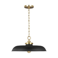 Generation-Designer CP1231MBKBBS - Wellfleet Medium Wide Pendant