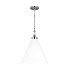 Generation-Designer CP1271MWTPN - Wellfleet Medium Cone Pendant