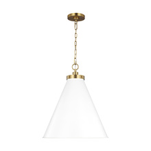 Generation-Designer CP1281MWTBBS - Wellfleet Large Cone Pendant