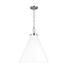 Generation-Designer CP1281MWTPN - Wellfleet Large Cone Pendant