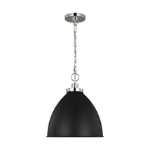 Generation-Designer CP1291MBKPN - Wellfleet Medium Dome Pendant