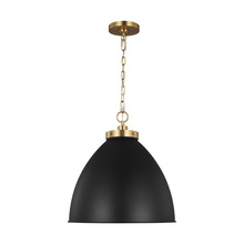 Generation-Designer CP1301MBKBBS - Wellfleet Large Dome Pendant