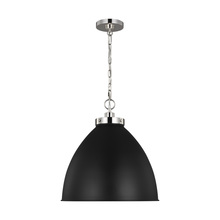 Generation-Designer CP1301MBKPN - Wellfleet Large Dome Pendant