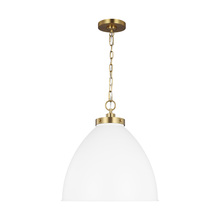 Generation-Designer CP1301MWTBBS - Wellfleet Large Dome Pendant