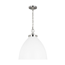 Generation-Designer CP1301MWTPN - Wellfleet Large Dome Pendant