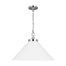 Generation-Designer CP1311MWTPN - Wellfleet Wide Cone Pendant