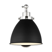 Generation-Designer CW1131MBKPN - Wellfleet Single Arm Dome Task Sconce