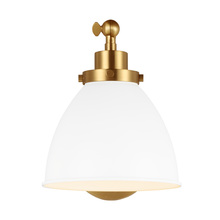 Generation-Designer CW1131MWTBBS - Wellfleet Single Arm Dome Task Sconce