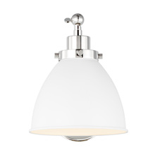 Generation-Designer CW1131MWTPN - Wellfleet Single Arm Dome Task Sconce