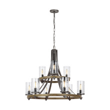 Generation-Designer F3135/9DWK/SGM - Angelo Two-Tier Chandelier