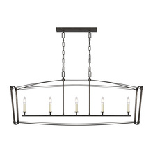 Generation-Designer F3326/5SMS - Thayer Linear Chandelier