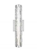 Generation-Designer WB1876CH-L1 - Cutler 18" Staggered Glass LED Sconce