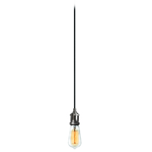 Dainolite 409-102P-SC - 1 Light Pendant, Satin Chrome Finish, 10 foot cord