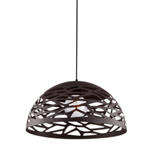 Dainolite COR-161P-BK - 1 Light Pendant, Matte Black Finish