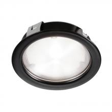 Dainolite PLED-04-BK - Cree 4W 24VDC input 3000K, CRI80+, 40° beam Puck Light, Black