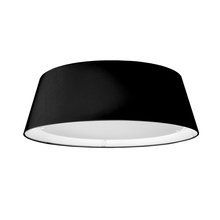 Dainolite TDLED-17FH-BK - LED Flush Mount, Tapered Drum Shade, Black