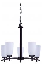 Canarm ICH326A05BK-RG - Canarm 5 Light Chandelier