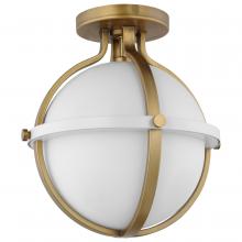 Nuvo 60/7663 - Lincoln; 1 Light Semi Flush Mount