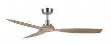 Beacon Fans 21065301 - Lucci Air Moto Brushed Nickel and Teak 52-inch Ceiling Fan