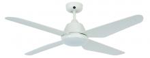 Beacon Fans 21299401 - Lucci Air Aria 52-inch White LED Light with Remote Ceiling Fan