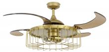 Beacon Fans 51104101 - Fanaway Sheridan 48-inch Satin Brass AC Ceiling Fan with Light