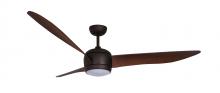 Beacon Fans 51291201 - Lucci Air Nordic 56-inch Ceiling Fan with LED Light Kit in Oil Rubbed Bronze and Dark Koa Blades