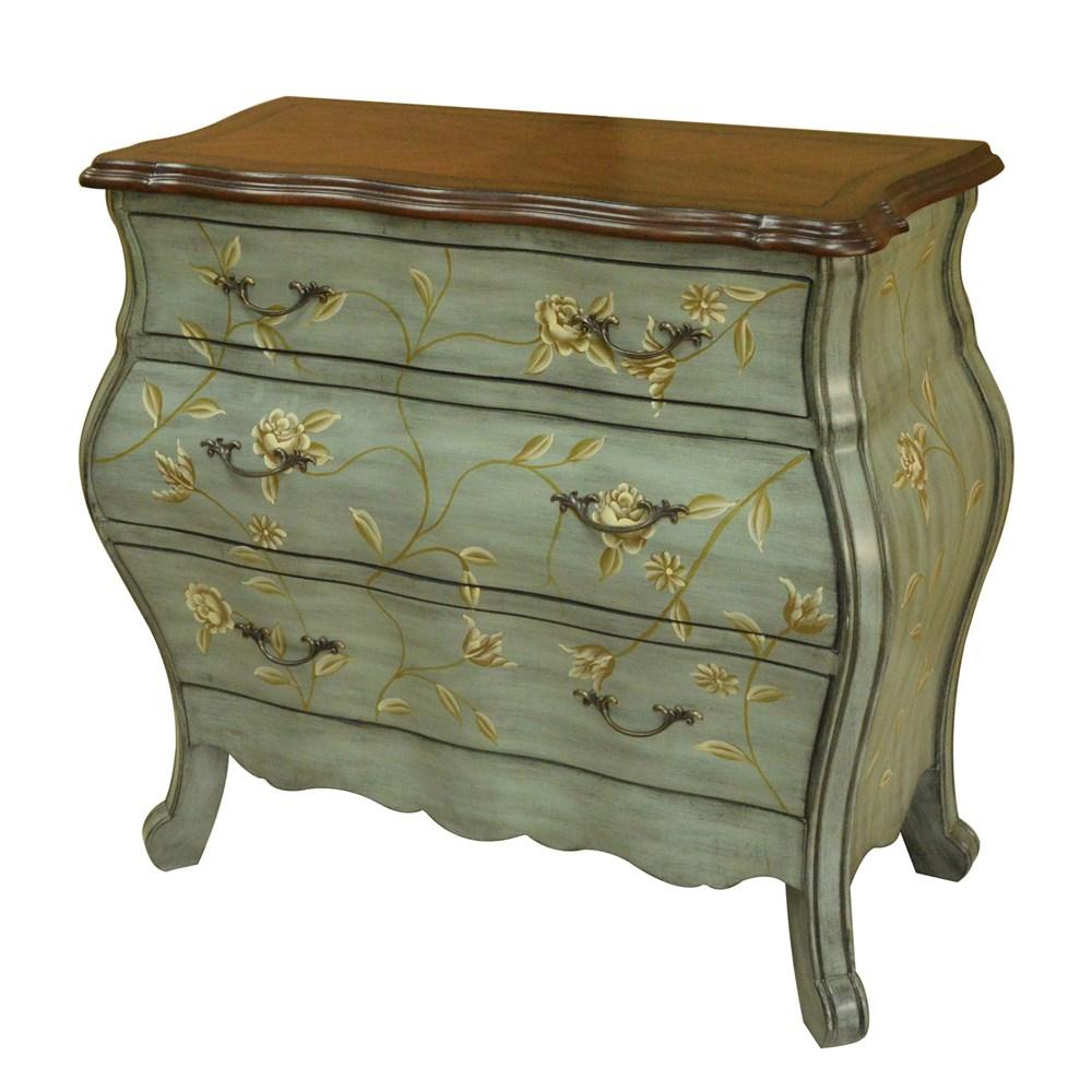 Crestview Collection Victoria 3 Drawer Chest