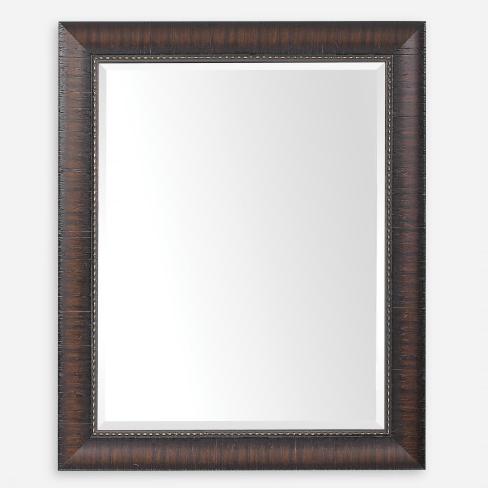 Wythe Burnished Wood Mirror