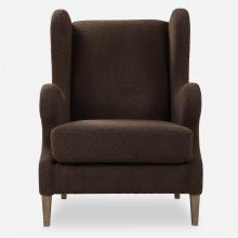 Uttermost 23839 - Serpentine Brown Fabric Accent Chair