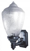 Wave Lighting S27SC-BK - EVERSTONE WALL LANTERN BLACKSTONE W/CLEAR LENS